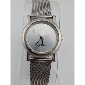 C.T‎ Watch Women 25mm Case Silver Mesh Metal Band- New Battery